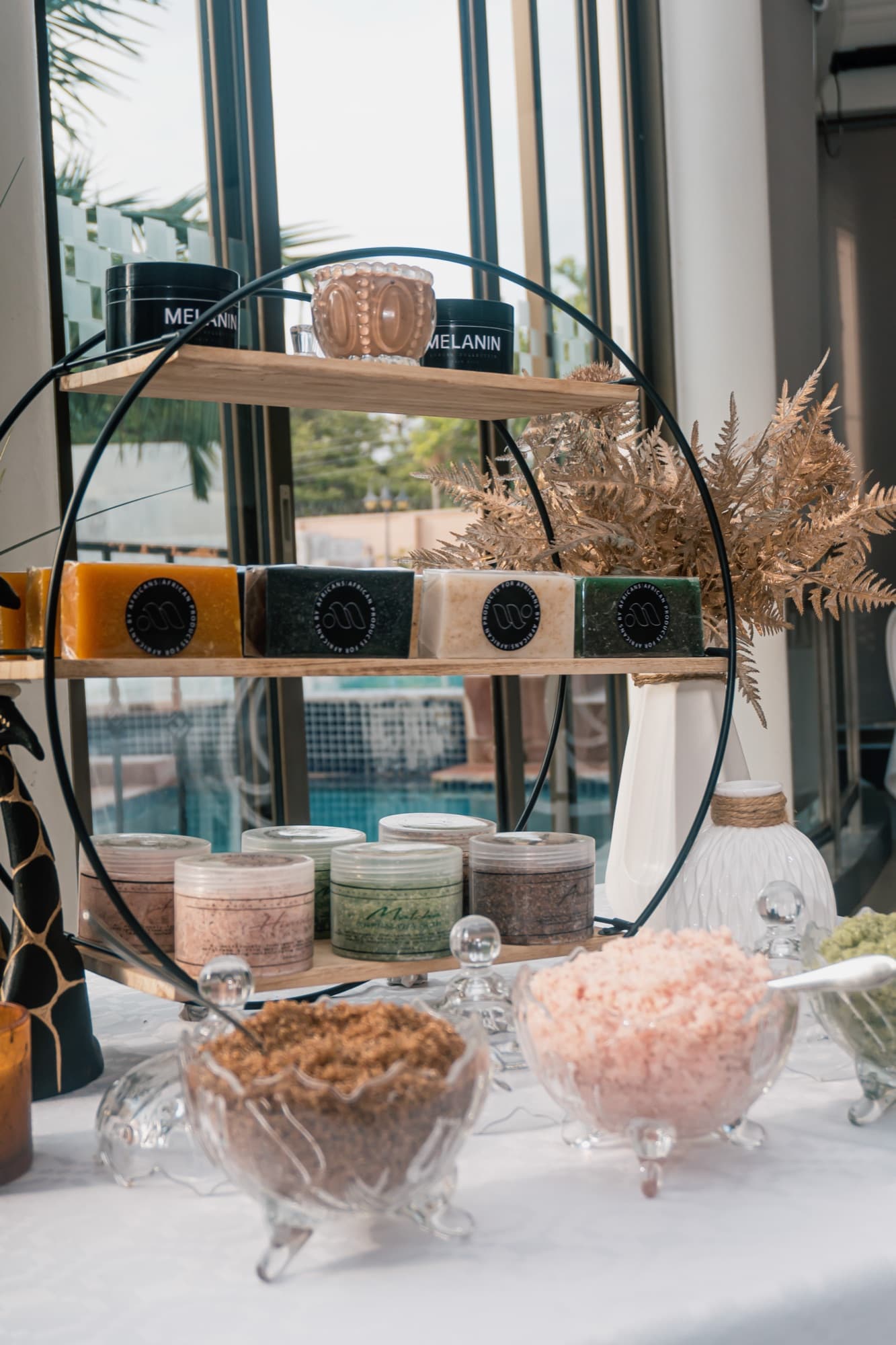 MaMoyo salt scrubs and body products